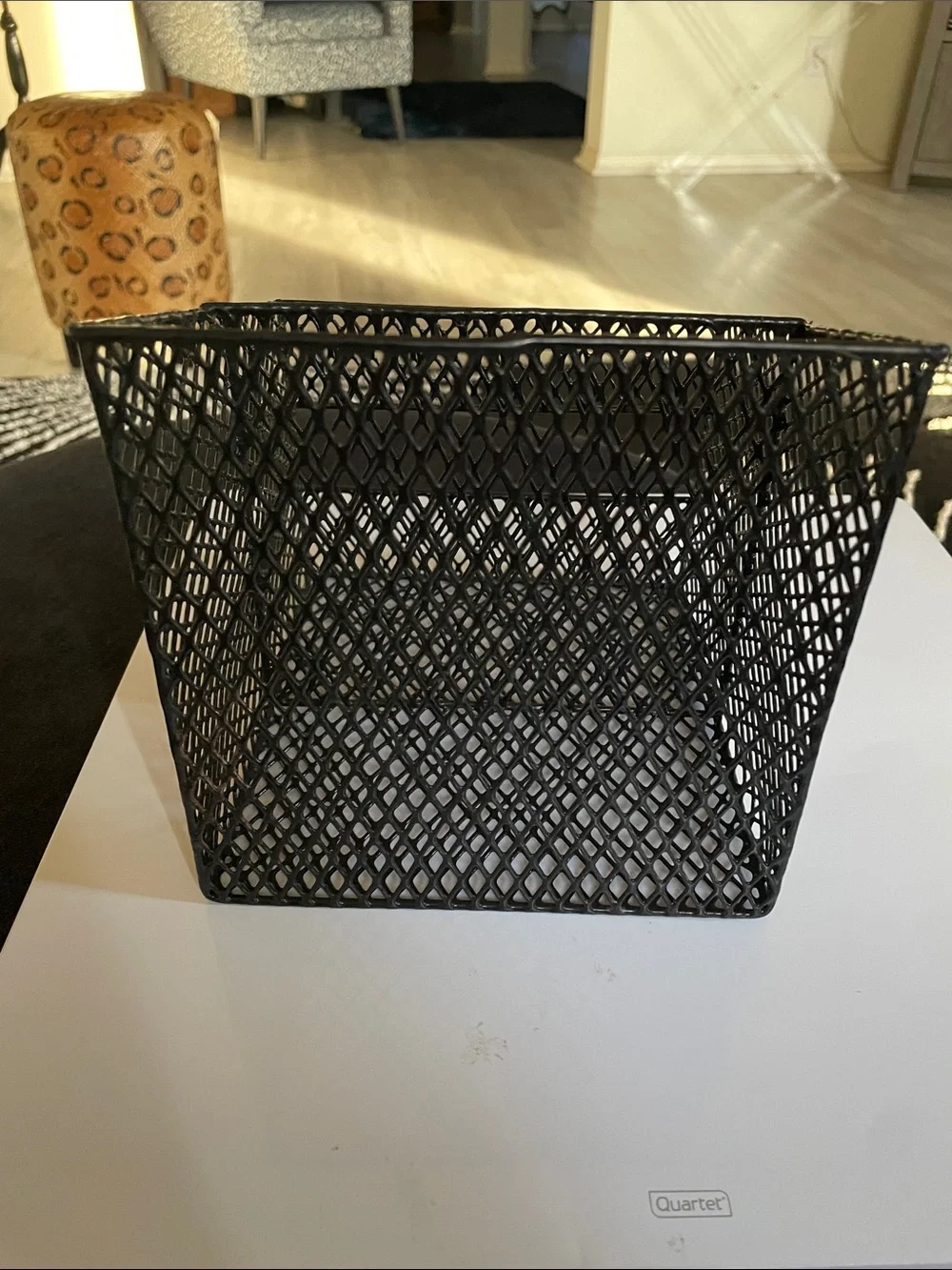 Black Mesh Wire Mesh for Desk Caddy/Organizer